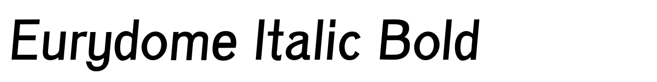 Eurydome Italic Bold